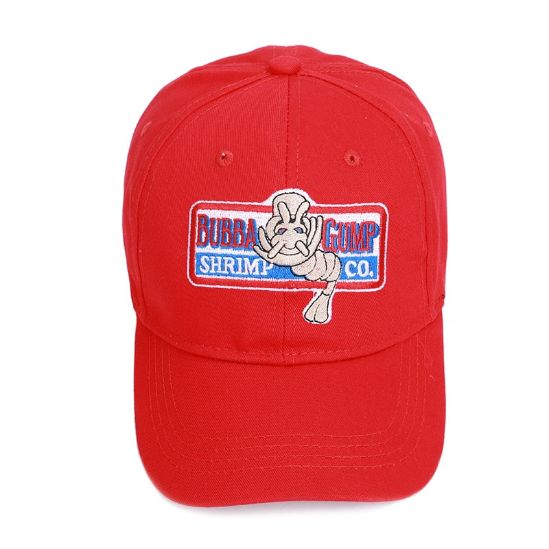Casquette,Casquette de Baseball ajustable Bubba Gump Co.,chapeau  brodé,Costume de forêt Gump,casquette en maille de - Type C04